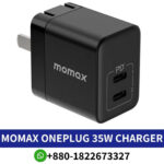 Best MOMAX ONEPLUG 35W 2-Port GaN Mini Charger