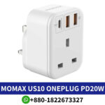Best MOMAX US10 ONEPLUG PD20W 2A1C 1 Bit Universal Plug
