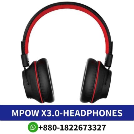Best MPOW Headphones X3.0_ Wireless Over-Ear provide immersive sound, comfortable fit, and convenient controls for all-day listening shop near me