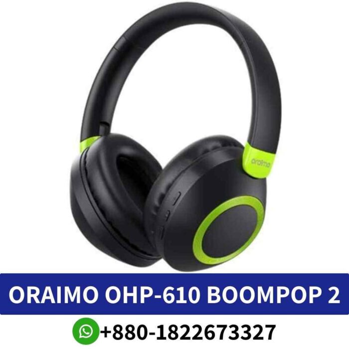 Best ORAIMO BOOMPOP 2_ Compact wireless earbuds with powerful sound, comfortable fit, and long battery life. Boompop-2-Headphones Shop in Bd