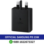 Best Official SAMSUNG PD 25W Fast Wall Charger UK 3 Pin
