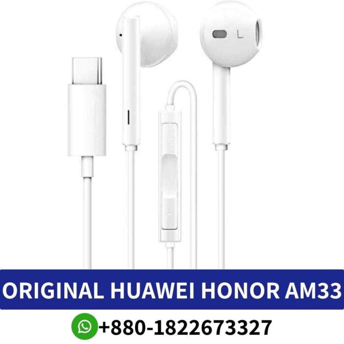 Best Original HUAWEI Honor AM33 Type-C earphones delivering high-quality sound with seamless compatibility for devices shop near me
