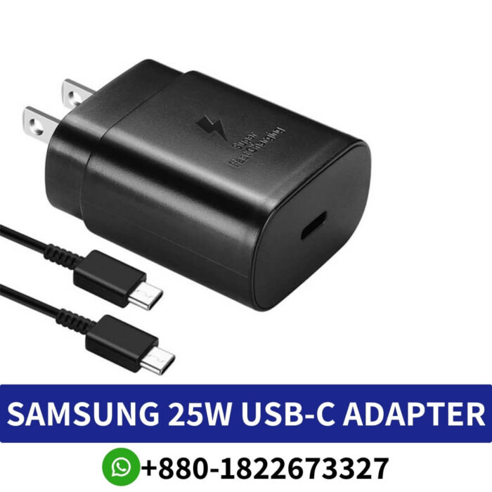Best Original SAMSUNG 25W USB-C Adapter with Type Cable (2 Pin CN Plug)