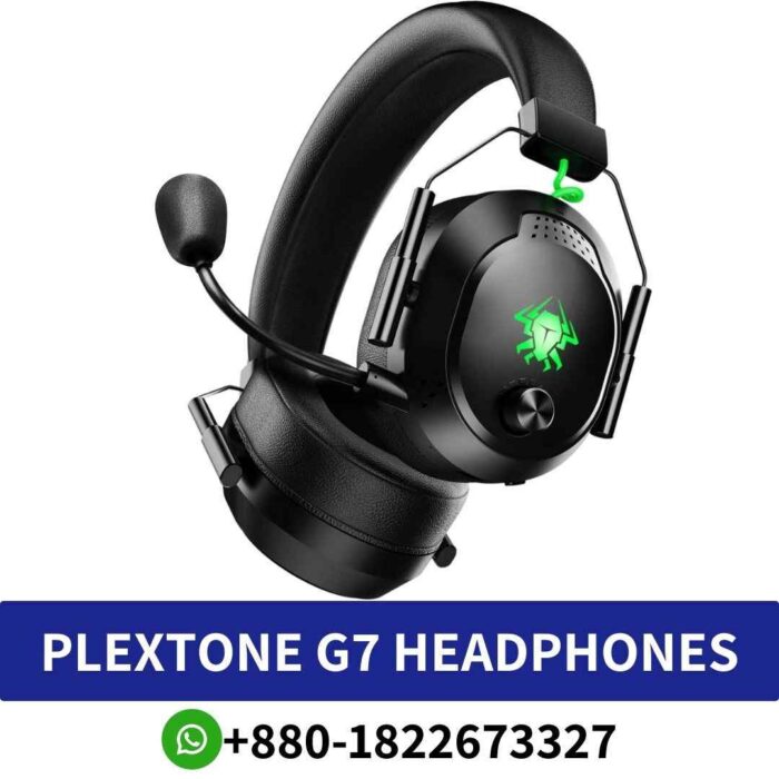 Best PLEXTONE G7 gaming headset with immersive sound, comfortable design, long battery life. PLEXTONE-G7-Gaming-Headphones shop in Bd