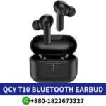 Best QCY T10 Wireless Bluetooth earbuds shop in Bangladesh, featuring ANC, hybrid technology for immersive sound experiences shop near me