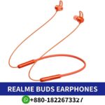 Best REALME Buds wireless bluetooth Earphones Product Dimensions_ 10.9 x 3.5 x 4.3 cm; 30 Grams, Orange Colour, Ear Placement shop near me