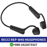 Best RECCI REP-W40 Bone conduction sports headphones, offering safety premium sound for lifestyles shop near me,-w40-headphones shop in bd