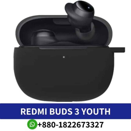 Best REDMI BUDS 3 YOUTH_ Stylish wireless earbuds offering crisp sound, ergonomic fit, and extended battery performance. Buds 3 Youth Shop in Bd
