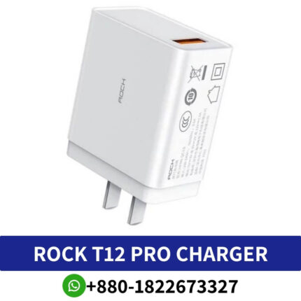 Best ROCK T12 Pro Portable QC3.0 Travel Charger