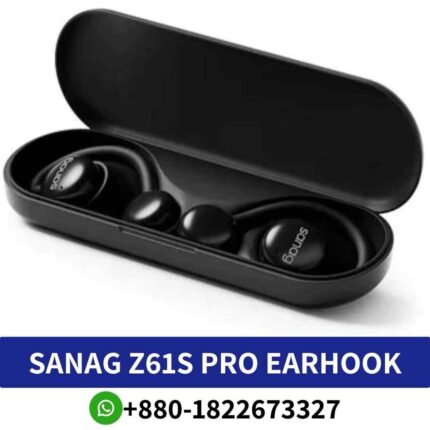 Best SANAG Z61S Pro_ Bluetooth 5.3, 510mAh battery, 48-hour charge bay, 30-day standby. Z61S Pro-Earhook-Bluetooth -Sport-Earbuds shop in Bd