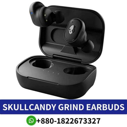 Best SKULLCANDY Grind True Wireless Earbuds Bluetooth, Battery Life_ Up to 12 hours, Charging_ USB-C, Waterproof Rating_ IPX4 shop near me