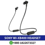 Best SONY WI-XB400 Wireless Headset Price in Bangladesh, Experience immersive wireless audio with WI-XB400 Extra Bass Headset shop near me