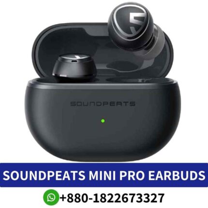 Best SOUNDPEATS MINI PRO Immerse in rich sound with advanced noise cancellation, and comfortable design. Mini-Pro-Wireless-Earbuds Shop in Bd