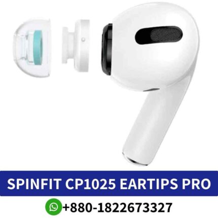 Best Spinfit CP1025 Eartips for-airpods Price in BD. AirPods Pro Gen 1 & Gen 2, providing a comfortable and secure fit for users shop near me