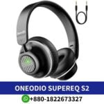 Best SuperEQ S2_Experience wireless freedom, ANC, rich sound quality, offering 18-hour playback. Oneodio S2-bluetooth-active-headphones shop in bd