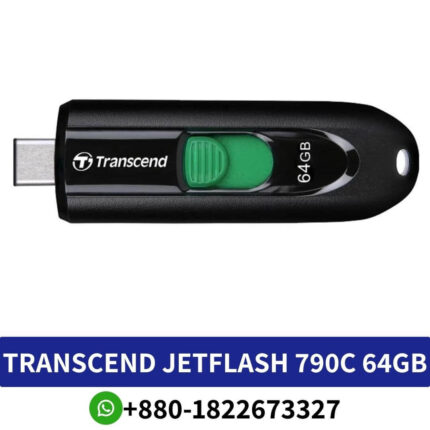 Best TRANSCEND JetFlash 790C 64GB USB 3.2 Type-C Pen Drive