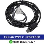Best TRN A6-TYPE-C Cable_ Ensures seamless compatibility with TRN and KZ earphone models. A6-Type-C-Earphones-Cable-With-Mic Shop in Bd