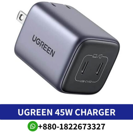 Best UGREEN 45W USB C Wall Charger Nexode GaN PD Fast Charger