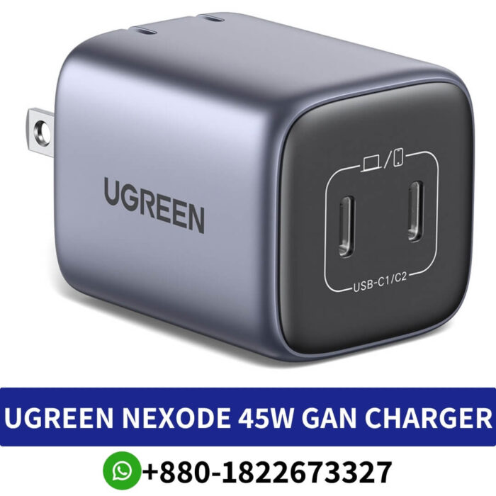 Best UGREEN Nexode 45W GaN 2-Port USB-C Wall Charger