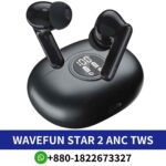 Best WAVEFUN STAR 2_ Immersive ANC earbuds with dynamic sound, ENC, transparency mode, and low-latency gaming. STAR 2-Earbuds Shop in Bd