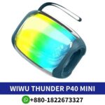 Best WiWU Thunder Speaker P40 Mini is a portable speaker designed to deliver impressive sound quality on the go. WIWU Thunder P40 Mini shop in Bd