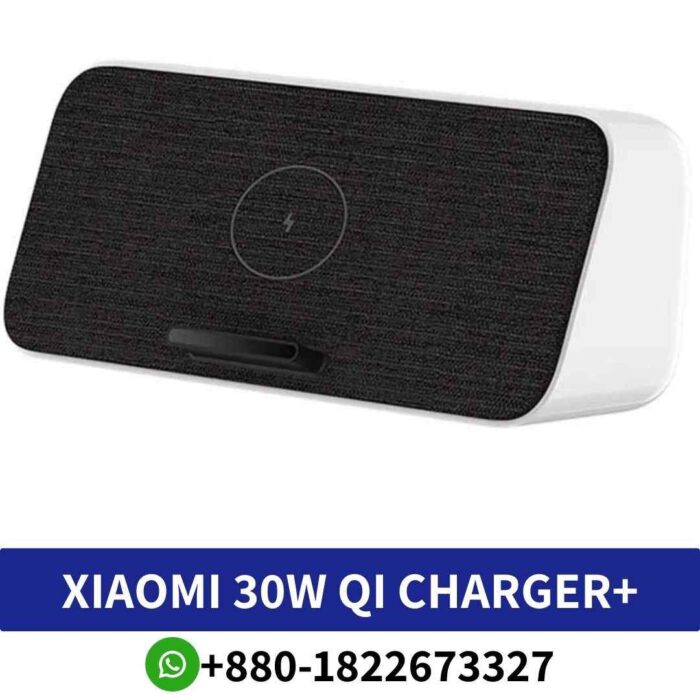 Best XIAOMI 30W-QI Wireless Speaker, XMWXCLYYX01ZM, crafted from durable ABS,PC materials to ensure longevity shop in bd Bluetooth speaker