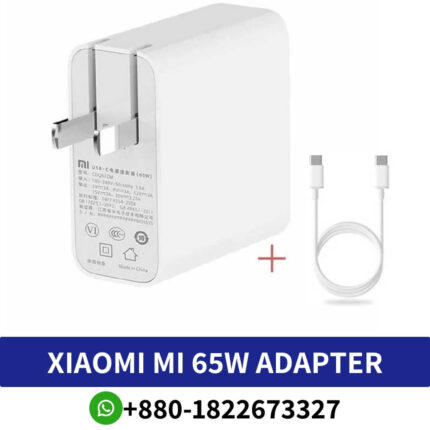 Best XIAOMI Mi 65W Type-C Adapter with Cable