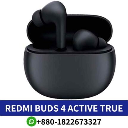 Best Xiaomi Redmi Buds 4 Active_ Waterproof, long battery life, Bluetooth 5.3 connectivity for active lifestyles. redmi-buds-4-active-true shop in Bd