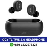Best _QCY T1 Earbuds Experience seamless wireless audio Shop in BD. Enjoy crisp sound, ergonomic design, and convenience on-the-go shop near me