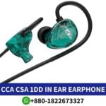 CCA CSA Premium sound, ergonomic design, tangle-free cable, universal compatibility define CCA CSA earphones. csa-1dd-earphone shop in bd