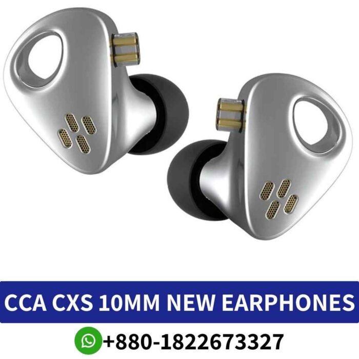 CCA CXS New dynamic in-ear monitor earphones price in bd, with a 0.75mm pin type connector and a cable length of 120±5cm shop near me
