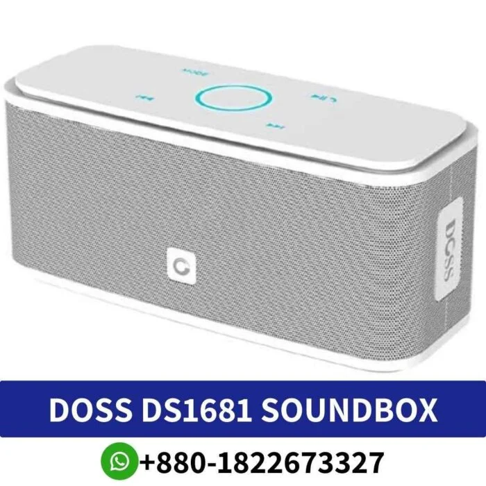 DOSS SoundBox DS1681 Powerful, portable Bluetooth speaker with 12W output, 10-12 hours playtime, and memory card support shop near me