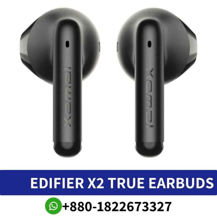 EDIFIER X2 true wireless earbuds Price in Bangladesh.Edifier X2 True Wireless Earbuds_ Dynamic sound, comfort fit, extended playback shop in bd (2)