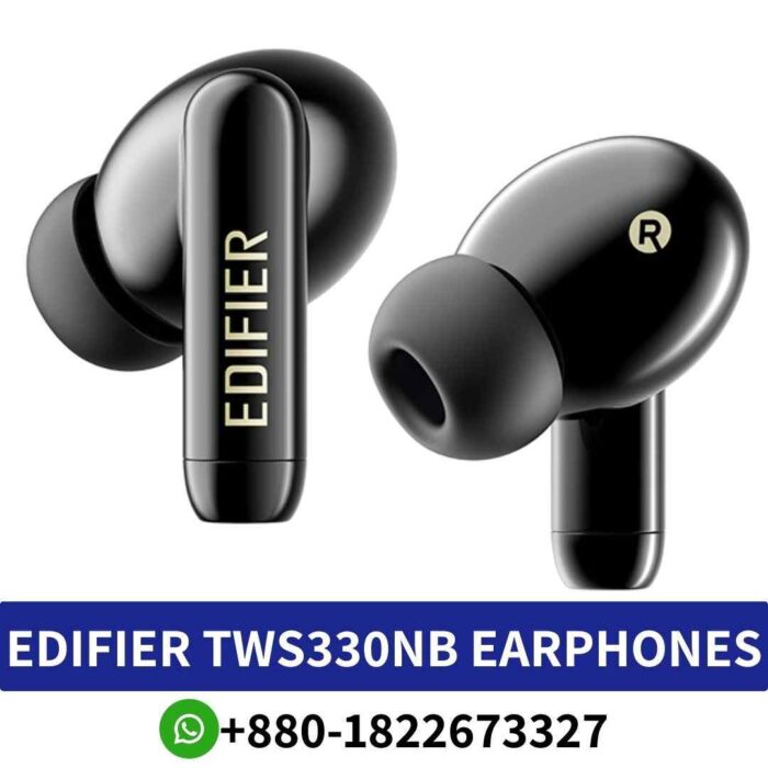 Edifier TWS330NB_ Dynamic wireless earphones active noise-cancellation versatile functionality shop near me. tws330nb-earphones shop in bd