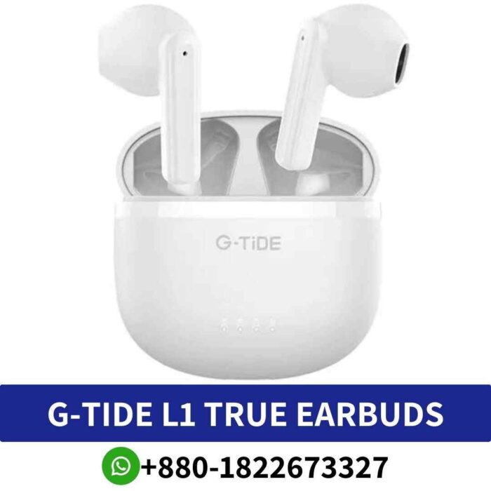G-TiDE L1 TWS True Wireless Earbuds_ Seamless connectivity, impressive sound, and comfortable wear for on-the-go use shop in Bangladesh