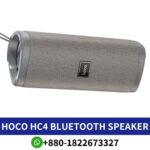 HOCO HC4 High-fidelity Bluetooth speaker with dual 52mm units, 5W each, and multifunctional connectivity options. HC4-Speaker Shop in Bd