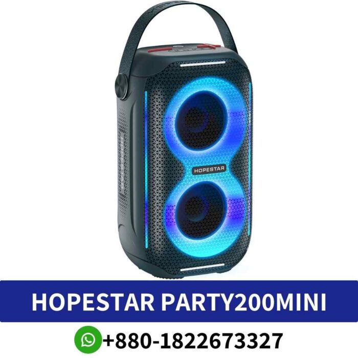 HOPESTAR Party200mini_ Compact Bluetooth speakers with powerful sound, perfect for any occasion shop near me.bluetooth speakers shop in bd