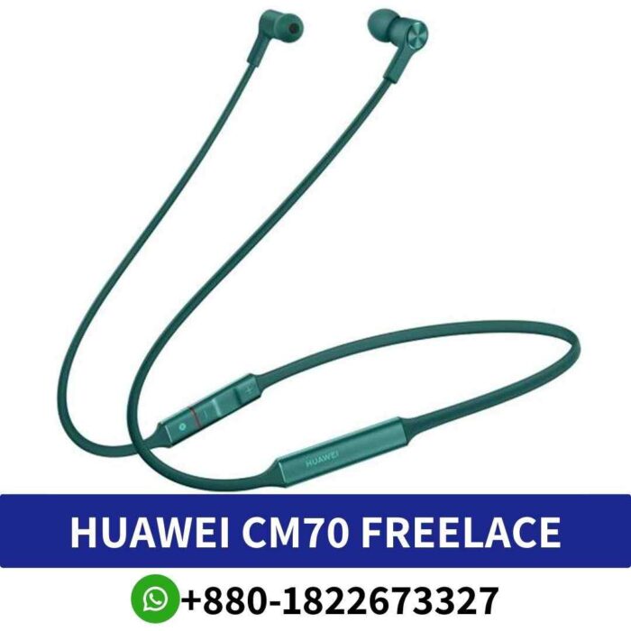 Huawei CM70-C Wireless earphones with premium sound quality and comfortable fit for active lifestyles shop near me. cm70-c-neckband shop in-bd