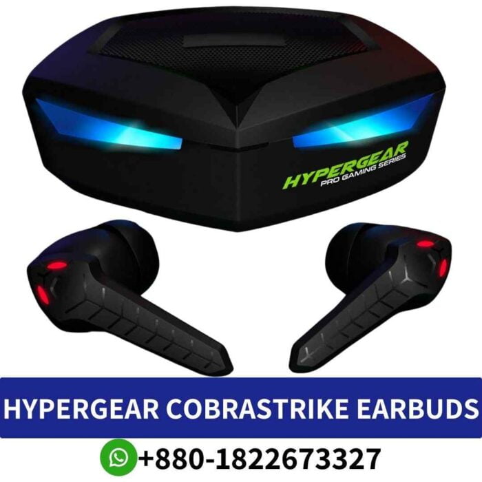 Best Immerse in gaming with HyperGear's CobraStrike True Wireless Gaming Earbuds, offering low latency and customizable sound profiles shop in bd