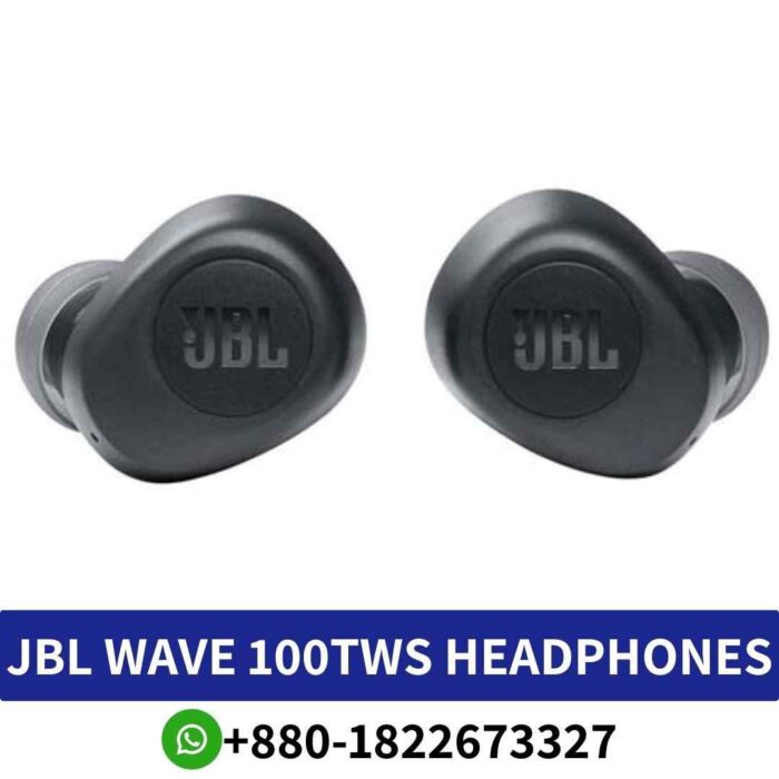 JBL Wave 100TWS_ True wireless earbuds with Bluetooth 5.0, 20-20000Hz frequency response, and 8 hours playing time.100TWS in-ear shop in bd