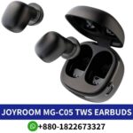 JOYROOM MG-C05_ Mini TWS earbuds with Bluetooth connectivity and built-in microphone for convenience. MG-C05 earbuds shop near me