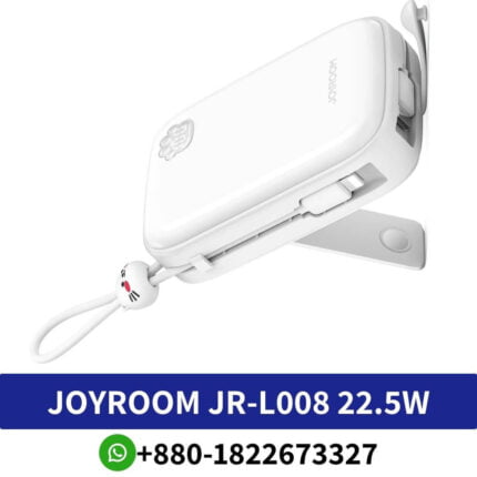 Joyroom JR-L008 22.5W 10000mah Cutie Series Power Bank with Kickstand Price In Bangladesh, Joyroom JR-L008 22.5W 10000mah Price In BD, JR-L008 22.5W 10000mah Cutie Series Price At BD, 22.5W 10000mah Cutie Series Power Bank Price At BD, Cutie Series Power Bank with Kickstand Pricee In BD, 10000mah Cutie Series Power Bank with Kickstand Price in BD,