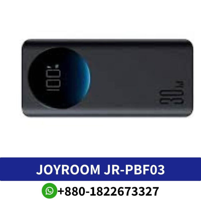 Joyroom JR-PBF03 30000mah Portable Power Bank Digital Display PD 30W Fast Charging Charger with Flashlight Price In Bangladesh, Joyroom JR-PBF03 30000mah Portable Power Bank Price In BD, Digital Display PD 30W Fast Charging Charger Price At BD, 30000mah Portable Power Bank Digital Display PD 30W Fast Price At BD, Digital Display PD 30W Fast Charging Charger with Flashlight Price in BD,