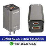 LDNIO A2527C 30W US 90° Foldable Plug Fast Charger