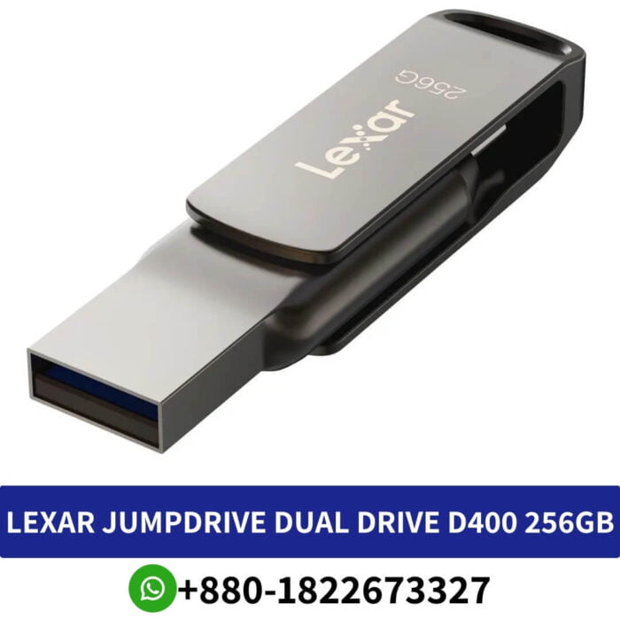 LEXAR JumpDrive Dual Drive D400 256GB USB 3.1 Type-C Pen Drive