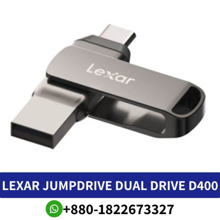 LEXAR JumpDrive Dual Drive D400 64GB USB 3.1 Type-C Pen Drive