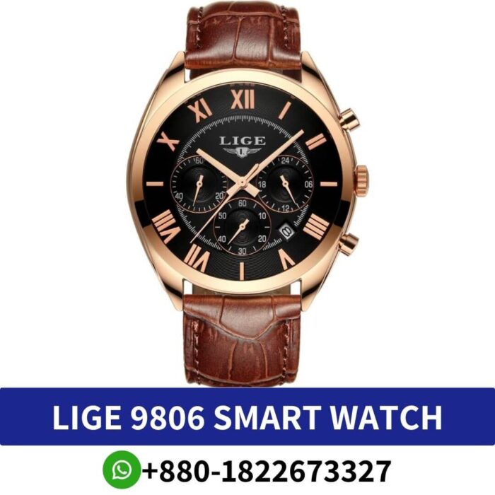 LIGE 9806 Men Quartz Watch