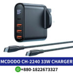MCDODO CH-2240 33W 4-Port Output Digital Display Fast Charger