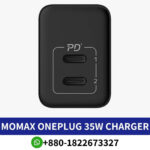 MOMAX ONEPLUG 35W 2-Port GaN Mini Charger
