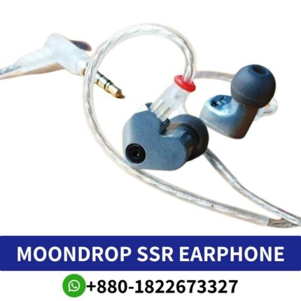 MOONDROP SSR Dome Diaphragm Dynamic Driver, Diaphragm Material_ Beryllium Dome, Earphone Type_ In-Ear 3.5mm audio jack shop near me